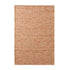 Wollteppich Natur | Reine Schur-Wolle Handweb Teppich im Skandinavischen Design | Terracotta